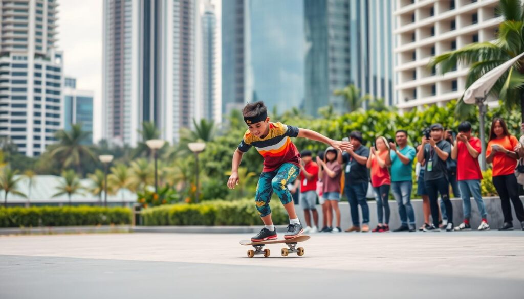 atlet skateboard Indonesia