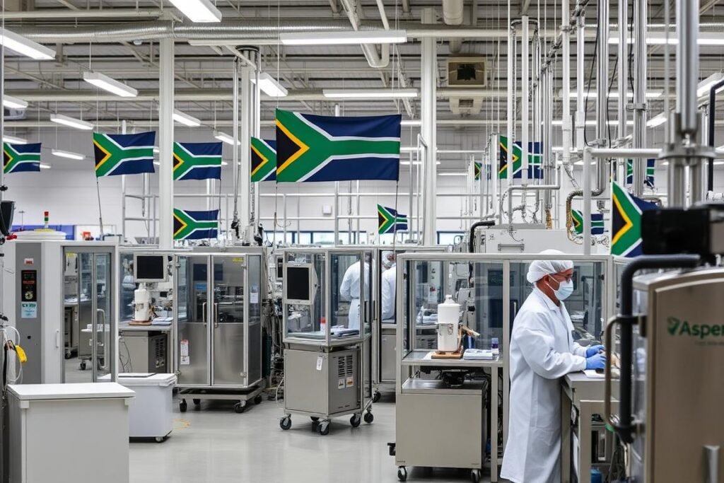 Fasilitas produksi vaksin Aspen Pharmacare di Afrika Selatan