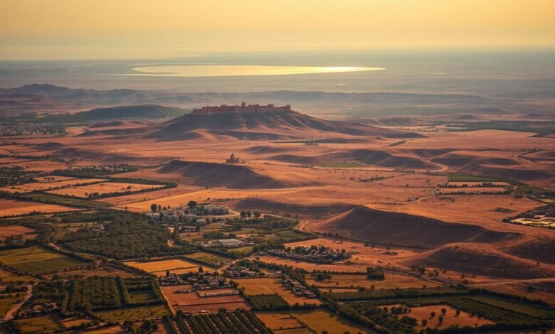 deskripsikan wilayah geografis palestina